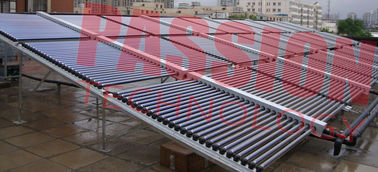 50 لوله های کم فشار لوله خلاء خورشیدی گردآورنده حرارتی برای سیستم گرمایش