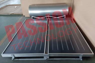 250 لیتر آب گرم کن خورشیدی با کارآیی تخت با دو بلوک فولادی گالوانیزه