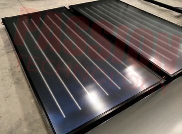 آبگرمکن خورشیدی صفحه تخت آبی تیتانیوم 300 لیتری آبگرمکن خورشیدی صفحه تخت مشکی