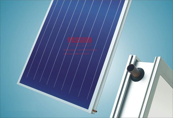 کلکتور خورشیدی صفحه تخت با پوشش آبی 2 متر مربع کلکتور حرارتی صفحه تخت کروم مشکی