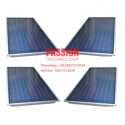صفحه تخت آبی تیتانیوم کلکتور خورشیدی گردآورنده آبگرمکن خورشیدی صفحه گرمایش اتاق کلکتور گرمایش اتاق