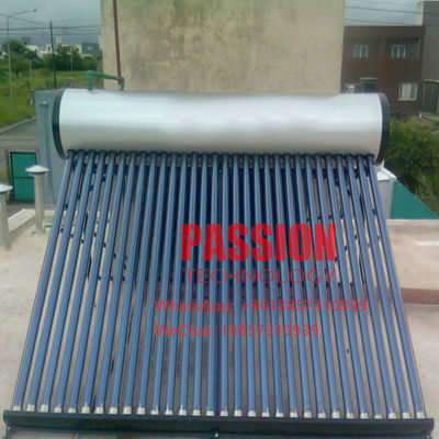 مخزن آب فشاری 200L نقره ای Enamal مخزن بیرونی مخزن آب گرم کن خورشیدی لوله خلاac خورشیدی خورشیدی