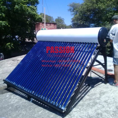 آبگرمکن خورشیدی 300 لیتری بدون فشار 250 لیتری مینای سفید مخزن آب جمع کننده خورشیدی