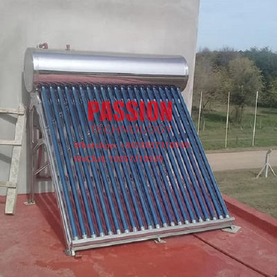 آبگرمکن خورشیدی فولادی ضد زنگ 200L 304 150L لوله جمع کننده لوله بدون فشار
