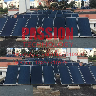 کلکتور خورشیدی صفحه تخت 5000L خورشیدی هتل خورشیدی جمع کننده گرمایش استخر با صفحه تخت