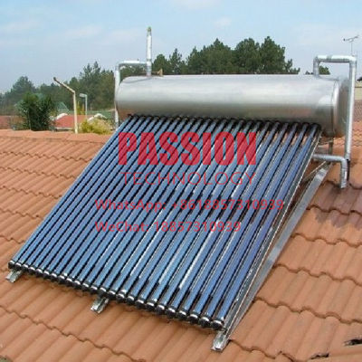 آبگرمکن خورشیدی فشار فولادی ضد زنگ 300L فشار فشرده آب گرم کن خورشیدی