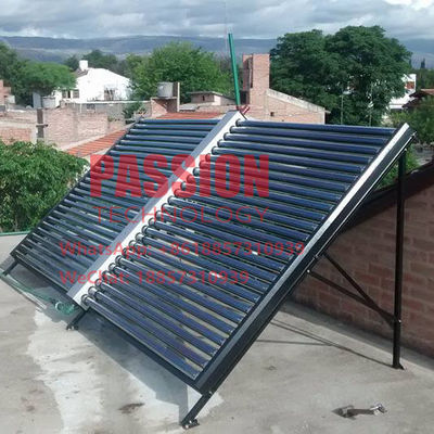 آبگرمکن خورشیدی بدون فشار 2000L 50 Tubes Hotel جمع کننده گرمایش حرارتی خورشیدی