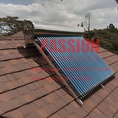 آبگرمکن خورشیدی فشار فشرده SS304 SS316 مخزن داخلی گرمایش خورشیدی