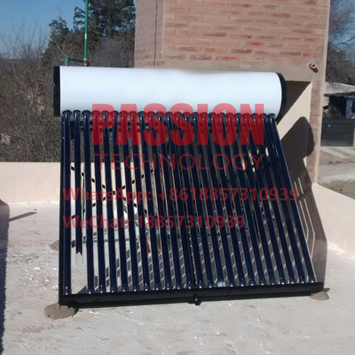 300L فولاد ضد زنگ آب گرم کن خورشیدی خلاء لوله جمع کننده خورشیدی