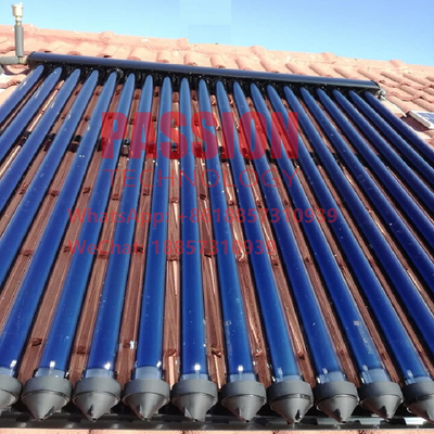 20 لوله فشار خورشیدی کلکتور قاب مشکی لوله حرارتی بخاری حرارتی خورشیدی