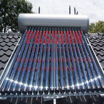 لوله های حرارتی آبگرمکن خورشیدی آلومینیومی با پوسته فولادی رنگ آمیزی