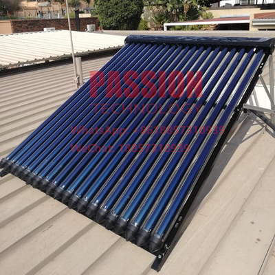 آبگرمکن خورشیدی 20 لوله حرارتی 24x90 میلی متری آبگرمکن خورشیدی با فشار کندانسور