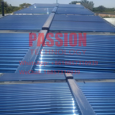 آبگرمکن خورشیدی 60 لوله شیشه ای 5000 لیتری آبگرمکن خورشیدی کم فشار