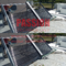 لوله وکیوم سقف تخت خورشیدی کلکتور کم فشار استخر آبگرمکن خورشیدی