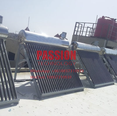250L 304 فولاد ضد زنگ لوله کم فشار خلاac خورشیدی آب گرم کن حمام جمع کننده خورشیدی گرمایش استخر